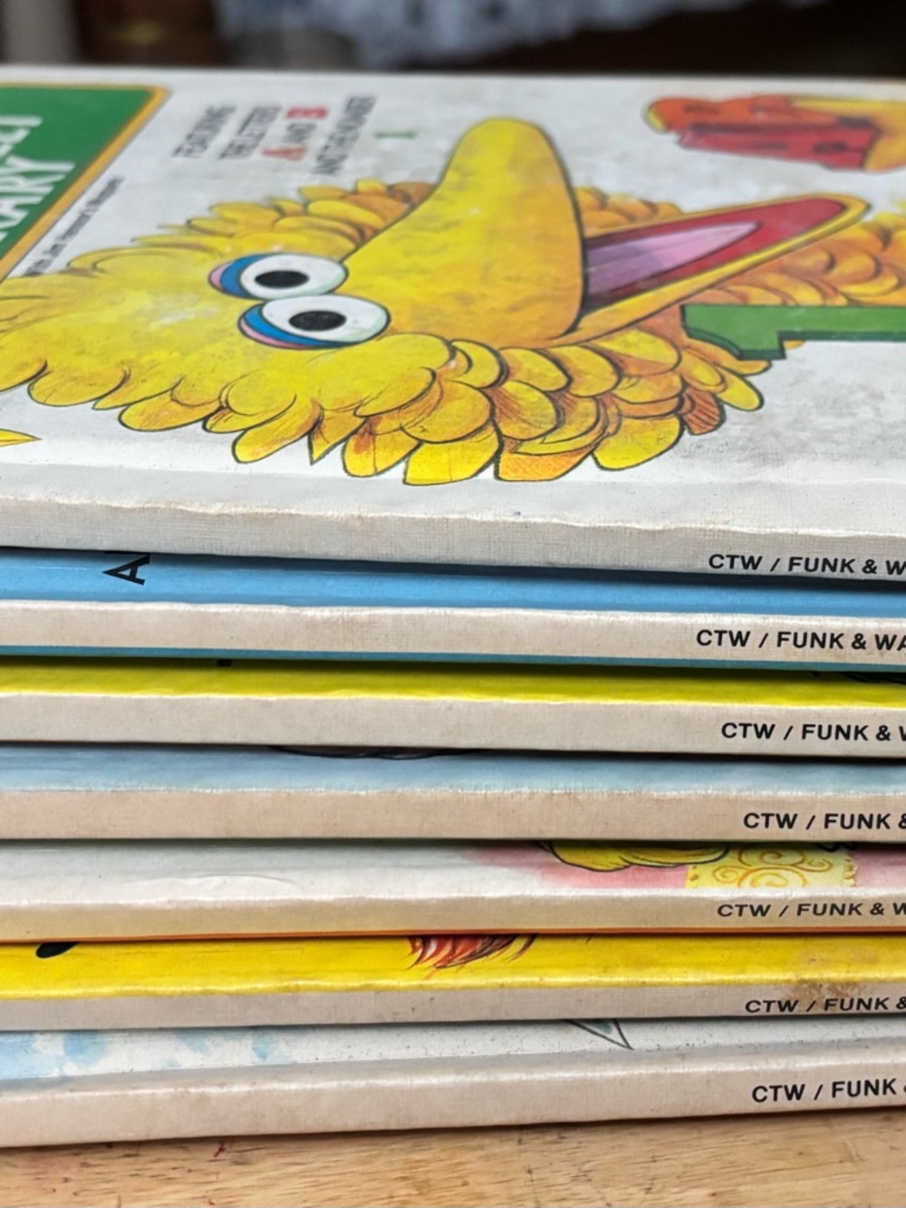 Vintage set of The Sesame Street Library Volumes 1–7